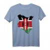 Kenia Flagge und Landeskarte T-Shirt – Stolz auf Afrikanische Herkunft für Männer, Frauen & Kinder