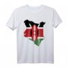 Kenia Flagge und Landeskarte T-Shirt – Stolz auf Afrikanische Herkunft für Männer, Frauen & Kinder