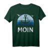 Moin Norddeutschland Retro Vintage Plattdeutsch Möwen T-Shirt – Perfekt für Nordsee-Fans, Küstenliebhaber und Nordlichter