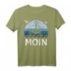 Moin Norddeutschland Retro Vintage Plattdeutsch Möwen T-Shirt – Perfekt für Nordsee-Fans, Küstenliebhaber und Nordlichter