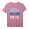 Moin Norddeutschland Retro Vintage Plattdeutsch Möwen T-Shirt – Perfekt für Nordsee-Fans, Küstenliebhaber und Nordlichter