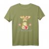 Dorfkind T-Shirt Damen & Kinder mit Reh, Hirsch & Blumen – Lustiges Trachtenshirt für Landliebhaber, Mädchen & Frauen aus Bayern & Österreich