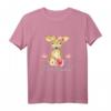 Dorfkind T-Shirt Damen & Kinder mit Reh, Hirsch & Blumen – Lustiges Trachtenshirt für Landliebhaber, Mädchen & Frauen aus Bayern & Österreich