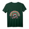 Süßes Regenbogen Mädchen T-Shirt zum 4. Geburtstag - Perfektes Geburtstagsoutfit und Geschenkidee für Mädchen