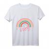 Süßes Regenbogen Mädchen T-Shirt zum 4. Geburtstag - Perfektes Geburtstagsoutfit und Geschenkidee für Mädchen