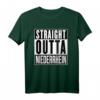 Straight Outta Niederrhein T-Shirt – Heimatliebe, Geschenk für Niederrheiner & Fußballfans aus Mönchengladbach, Krefeld & Co.
