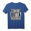 Straight Outta Niederrhein T-Shirt – Heimatliebe, Geschenk für Niederrheiner & Fußballfans aus Mönchengladbach, Krefeld & Co.