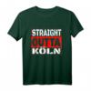 Straight Outta Köln Ultras Fan T-Shirt | Schwarz | Stolz auf Köln bei Sportevents & Stadtfesten