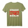 Straight Outta Köln Ultras Fan T-Shirt | Schwarz | Stolz auf Köln bei Sportevents & Stadtfesten
