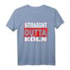 Straight Outta Köln Ultras Fan T-Shirt | Schwarz | Stolz auf Köln bei Sportevents & Stadtfesten