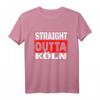 Straight Outta Köln Ultras Fan T-Shirt | Schwarz | Stolz auf Köln bei Sportevents & Stadtfesten