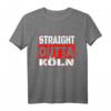 Straight Outta Köln Ultras Fan T-Shirt | Schwarz | Stolz auf Köln bei Sportevents & Stadtfesten