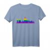 Köln Silhouette Regenbogenfahne - Schwul Lesbisch Pride T-Shirt für CSD, Karneval, Hochzeit und Geburtstagsgeschenk