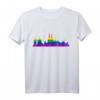 Köln Silhouette Regenbogenfahne - Schwul Lesbisch Pride T-Shirt für CSD, Karneval, Hochzeit und Geburtstagsgeschenk
