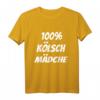 Köln T-Shirt - 100% Kölsch Mädche mit einzigartigem Design, perfekt als Geschenk für Kölnerinnen & Karnevals-Fans