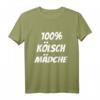 Köln T-Shirt - 100% Kölsch Mädche mit einzigartigem Design, perfekt als Geschenk für Kölnerinnen & Karnevals-Fans