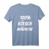 Köln T-Shirt - 100% Kölsch Mädche mit einzigartigem Design, perfekt als Geschenk für Kölnerinnen & Karnevals-Fans