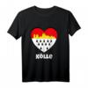 Kölle! Wappen Herz Karneval mit Silhouette Köln Langarmshirt – Perfekt für Karnevals- und Köln-Liebhaber zu Weihnachten, Geburtstag & Valentinstag