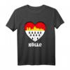 Kölle! Wappen Herz Karneval mit Silhouette Köln Langarmshirt – Perfekt für Karnevals- und Köln-Liebhaber zu Weihnachten, Geburtstag & Valentinstag