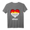 Kölle! Wappen Herz Karneval mit Silhouette Köln Langarmshirt – Perfekt für Karnevals- und Köln-Liebhaber zu Weihnachten, Geburtstag & Valentinstag