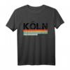 Köln Vintage Stripes T-Shirt – Stylisches Stadtshirt für Damen und Herren als Souvenir aus Köln