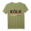 Köln Vintage Stripes T-Shirt – Stylisches Stadtshirt für Damen und Herren als Souvenir aus Köln