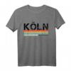 Köln Vintage Stripes T-Shirt – Stylisches Stadtshirt für Damen und Herren als Souvenir aus Köln