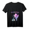 Damen Trinkerbell Junggesellinnenabschied Alkohol Fee T-Shirt mit V-Ausschnitt – Lustiges Party Outfit für JGA, Fasching & Geburtstag