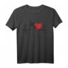 Köln Skyline Herzschlag Fan Herz Ich Liebe Kölsch T-Shirt – Perfektes Souvenir & Kostüm für Kölner & Karneval Fans
