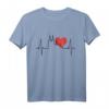 Köln Skyline Herzschlag Fan Herz Ich Liebe Kölsch T-Shirt – Perfektes Souvenir & Kostüm für Kölner & Karneval Fans