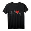 Kölner Skyline Herzschlag T-Shirt – Liebe Köln, Karneval & Dom – Für Jecke & Fans des Kölner Karnevals