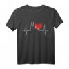 Kölner Skyline Herzschlag T-Shirt – Liebe Köln, Karneval & Dom – Für Jecke & Fans des Kölner Karnevals