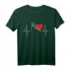 Kölner Skyline Herzschlag T-Shirt – Liebe Köln, Karneval & Dom – Für Jecke & Fans des Kölner Karnevals