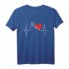 Kölner Skyline Herzschlag T-Shirt – Liebe Köln, Karneval & Dom – Für Jecke & Fans des Kölner Karnevals