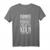 Männer aus Köln (Weiß) Kölsche Jungs T-Shirt - Lustiges Köln Sprüche Shirt für Kölner Fans und Geschenke