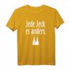 Jede Jeck es anders - Kölsches T-Shirt mit Spruch für Toleranz, Karneval & Köln-Fans