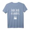 Jede Jeck es anders - Kölsches T-Shirt mit Spruch für Toleranz, Karneval & Köln-Fans