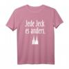 Jede Jeck es anders - Kölsches T-Shirt mit Spruch für Toleranz, Karneval & Köln-Fans