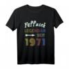 Fuffzich Legendär seit 1971 Geburtstag T-Shirt für Damen und Herren – Originelles Retro Geschenk zum 50. Geburtstag in Köln