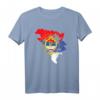 Republika Srpska RS Map und Emblem T-Shirt – Stolz auf die Region Banja Luka, Bosnien und Herzegowina
