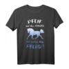 Pfeif auf den Prinzen, ich nehm das Pferd - Lustiges Reiterin T-Shirt für Pferdefans und Reiterinnen