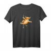Lustiges Highland Rind T-Shirt mit Pole Dance Kuh – Humorvolles Bauernhof- und Tierliebhaber-Geschenk im Comic Style
