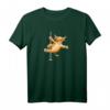 Lustiges Highland Rind T-Shirt mit Pole Dance Kuh – Humorvolles Bauernhof- und Tierliebhaber-Geschenk im Comic Style