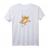 Lustiges Highland Rind T-Shirt mit Pole Dance Kuh – Humorvolles Bauernhof- und Tierliebhaber-Geschenk im Comic Style