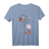 Line Art Face Gesicht Abstrakte Kunst - Minimalistisches One Line T-Shirt, Perfekt als Geschenk zu Geburtstag & Weihnachten