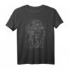 Abstraktes Line-Art Gesichter T-Shirt – Kunst- und Streetwear-Design mit griechischer Statue, Vaporwave & Glitch Art