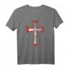 Orden Christi Kreuz-Templer-Christ T-Shirt mit mittelalterlichem Symbol – Perfekt für Geschichts- und Christentum-Liebhaber