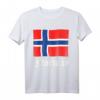 Norwegische Flagge Geschenkidee T-Shirt – Perfekt für Norwegen Liebhaber, Wandern, Skifahren & Wikinger Fans