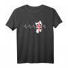 Sardinien Insel Flagge EKG Herzschlag Italien Geschenk T-Shirt – Perfekt als Erinnerung an den Sardinien-Urlaub oder zum Stolz zeigen auf das sardische Erbe