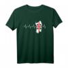 Sardinien Insel Flagge EKG Herzschlag Italien Geschenk T-Shirt – Perfekt als Erinnerung an den Sardinien-Urlaub oder zum Stolz zeigen auf das sardische Erbe